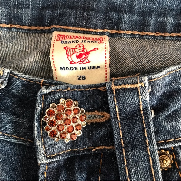 Vintage Y2K True Religion denim Jeans groovy retro vibes - Picture 5 of 12